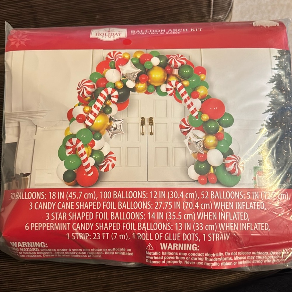Holiday Christmas balloon Arch Kit new!